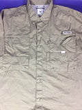 Men’s Large Columbia PFG Shirt Button Up Green