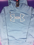 Women’s XS Under Armour Hoodie Blue Sweater ColdGear