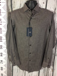 Men’s Medium Hart SCHAFFNER Italian Fabric LS Dress Shirt Button Up