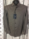 Men’s Medium Hart SCHAFFNER Italian Fabric LS Dress Shirt Button Up