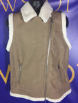 Women’s Large Ralph Lauren Vest Jacket Soft Brown