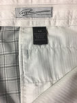 Men’s 44w Greg Norman Shorts Golf Plaid Grey