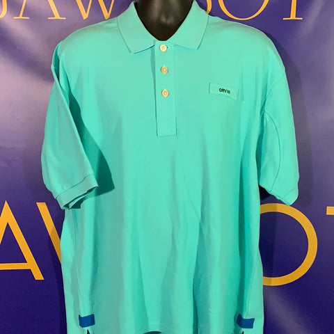 Men’s XL ORVIS Polo Shirt Blue Fishing Outdoor