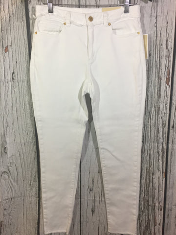 Women’s (6) MICHAEL KORS SELMA SKINNY Jeans White Pants