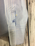 Men’s BURBERRY London 42/16.5 LS Dress Shirt Blue