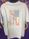 Men’s 2XB Caribbean T-Shirt Fish American Flag Blue