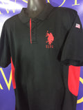 Men’s XL USPA Polo Shirt Black Large Logo