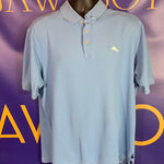 Men’s XL Tommy Bahama Polo Shirt Baby Blue SS