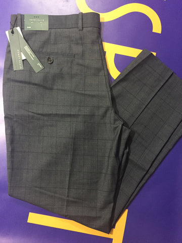 Men's 34x29 Perry Ellis Dress Pants Gray Modern Fit JAWSBOT Men's 34x29 Perry Ellis Dress Pants Gray Modern Fit JAWSBOT