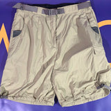 Women’s Large EXOFFICIO Hiking Shorts Belted Beige