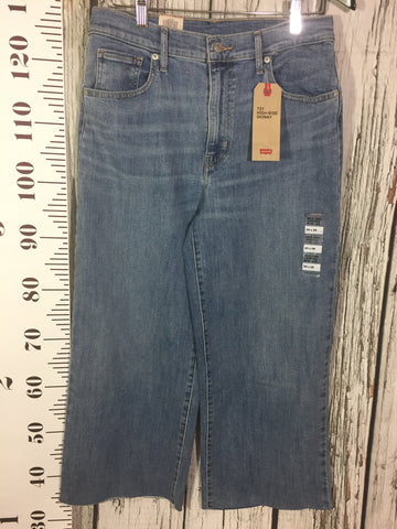 Women’s 29x25 Levi’s Jeans 721 Mile High Cropped Wide Leg Pants