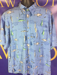 Men’s XL Columbia Button Up Shirt Fishing