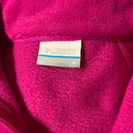 Kids Girls Youth Medium Columbia Fleece Sweater Full zip pink