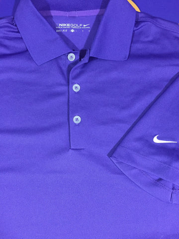 Men’s Large NikeGolf Polo Shirt Purple Dri-Fit