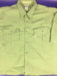 Men’s XL Columbia River Lodge Button Up Shirt Green SS