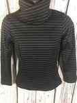 Women’s XS Columbia Pullover Sweater Black Striped