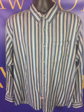 Men’s Large North Face A5 LS Button Up Shirt Blue