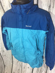 Kids Boys Girls Youth XL Marmot Rain Jacket Blue