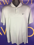 Men’s Large Nike Golf Polo Shirt Standard Fit Grey