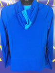 Men’s Large Under Armour Running LS Shirt Hooded Blue