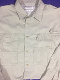 Men’s Large Columbia PFG LS Shirt Tan