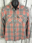 Men’s Medium The North Face LS Shirt Plaid Snap Button