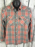 Men’s Medium The North Face LS Shirt Plaid Snap Button