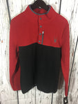 Men’s fleece Pullover Sweater Spyder Medium red black