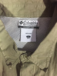 Men’s Large Columbia PFG Shirt Button Up Green