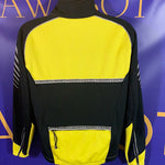 Men’s Medium DESCENTE Ski Jacket Yellow Reflective