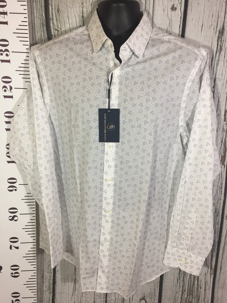 Men's Large Hart SCHAFFNER Marx LS Dress Shirt Button Up JAWSBOT Men's Large Hart SCHAFFNER Marx LS Dress Shirt Button Up JAWSBOT