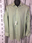 Men’s Large Thomas Dean LS Dress Shirt Button Up