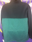 Men’s XXL IZOD Sweater Fleece Pullover 4 Button Blue Jacket