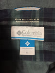 Men’s XL Columbia Button Up Shirt LS Blue