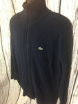 Women’s (6) LACOSTE Full Zip Sweater Blue