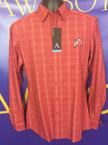 Men’s Small Antigua University Of Utah Long Sleeve Shirt Red UTES