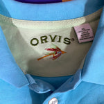 Men’s XL ORVIS Polo Shirt Blue fishing