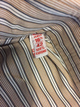 Men’s ISAIA LS Dress Shirt 16.5 / 42 Italy Brown