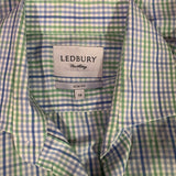 Men’s 16 LEDBURY LS Dress Shirt Slim fit Button Up Blue