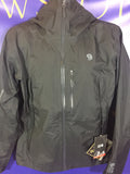 Men’s Medium Mountain Hard Wear Waterproof Rain Jacket Black GORE-TEX PACLITE Exposure/2