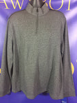 Men’s 2XL APT.9 1/4 Zip Pullover Fleece Sweater Jacket Gray