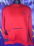 Men’s PUMA Hoodie DryCell Red XL, 2XL Moisture Wick Shirt Sweater