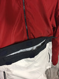 Men’s pullover 1/2 zip jacket Tommy red white