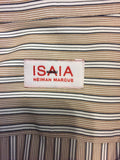 Men’s ISAIA LS Dress Shirt 16.5 / 42 Italy Brown