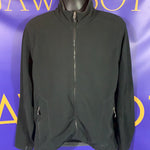 Men’s Large REI Fleece Sweater Full Zip Jacket Black