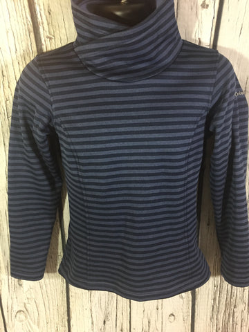 Women’s XS Columbia Pullover Sweater Blue Striped