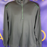 Men’s Large Nike Golf Pullover Sweater 1/3 zip Gray DRI Fit