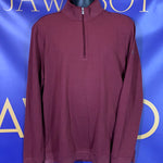 Men’s XL Greg Norman 1/4 zip pullover Sweater Maroon Golf