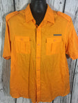 Men’s XL Sean John Button Up Shirt Orange