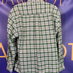 Men’s Large Eddie Bauer Flannel shirt LS Green